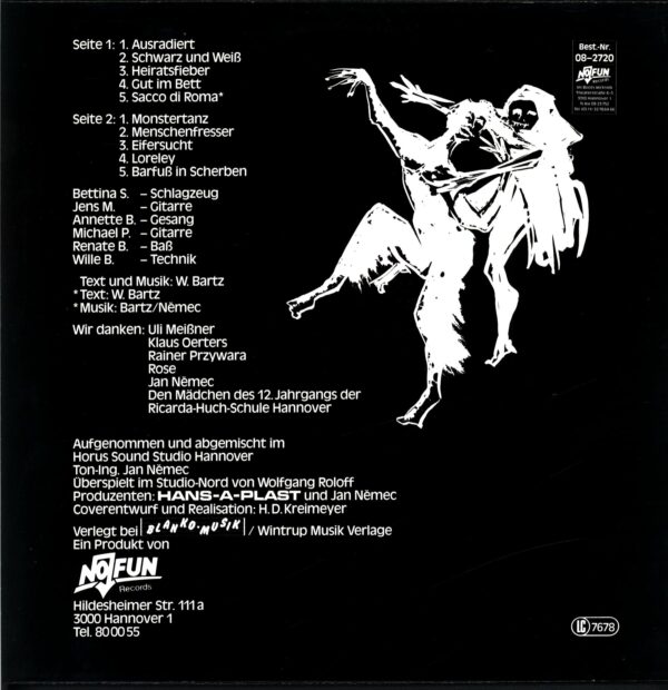 Hans-A-Plast-Ausradiert-LP Vinyl