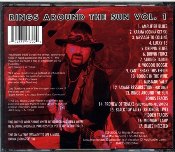 Jay Gordon-Rings Around The Sun Volume 1-CD