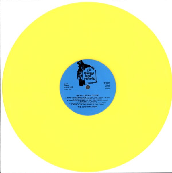 Jukon Speakers-We're Curious Yellow-LP Vinyl