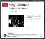 King Crimson-The Beat Club Bremen (October 17 1972)-CD