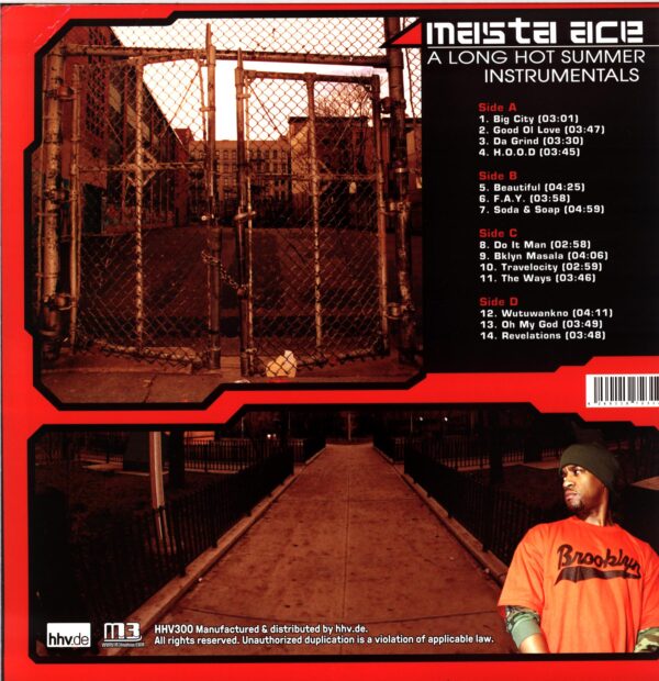 Masta Ace-A Long Hot Summer Instrumentals-LP Vinyl