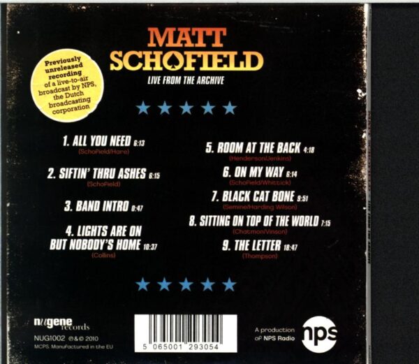Matt Schofield-Live From The Archive-CD