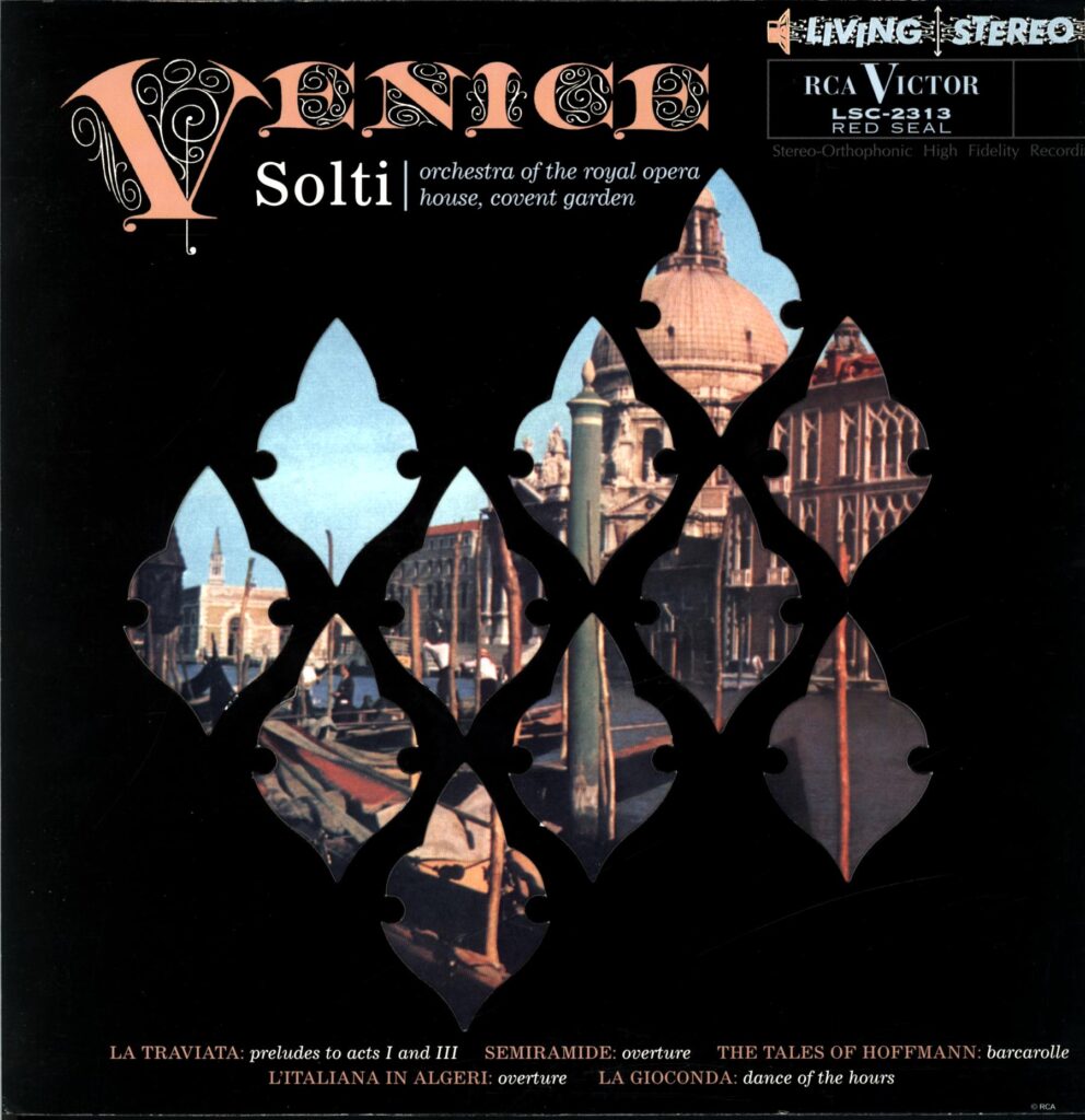 Orchestra Of The Royal Opera House Covent Garden-Venice-LP Vinyl