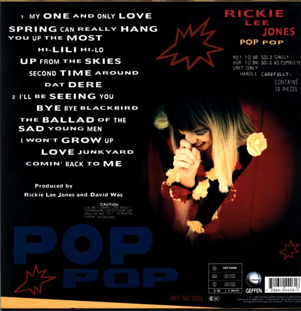 Rickie Lee Jones-Pop Pop-LP Vinyl