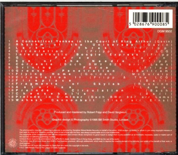 Robert Fripp-Intergalactic Boogie Express - Live In Europe 1991-CD