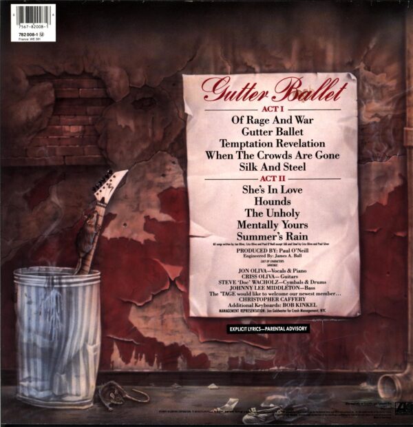 Savatage-Gutter Ballet D 1989-LP Vinyl