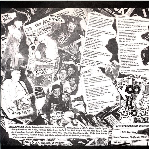 Schleprock-Gotta Get Out-7 Vinyl 1993
