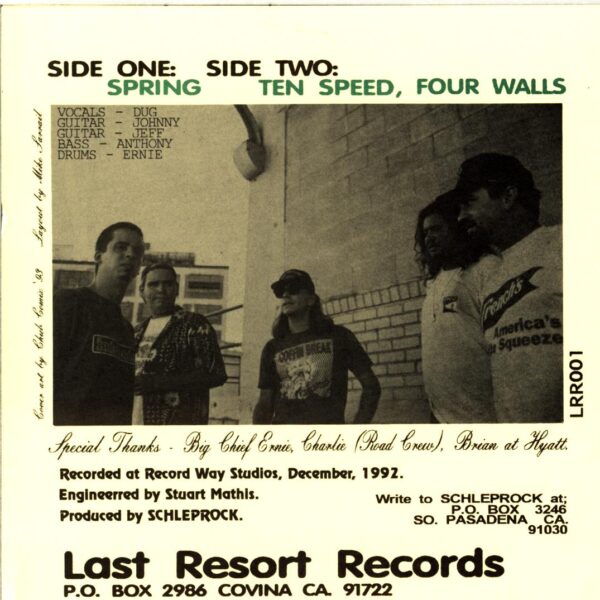 Schleprock-Spring And Ten Speed-7 Vinyl green