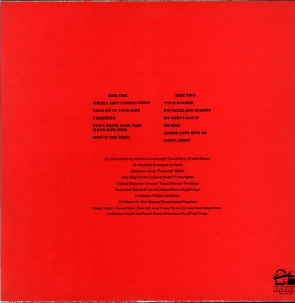 Slade-Return To Base UK 1979-LP Vinyl