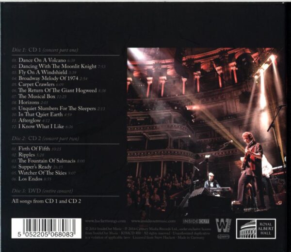 Steve Hackett-Genesis Revisited Live At The Royal Albert Hall-CD