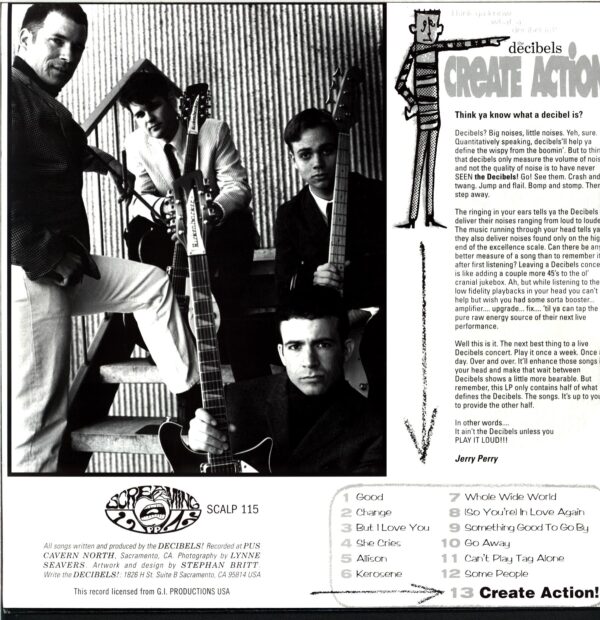 The Decibels-Create Action!-LP Vinyl