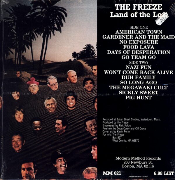 The Freeze-Land Of The Lost-LP Vinyl 1983 Modern Method