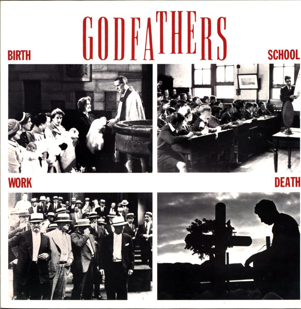 The Godfathers-Birth School Work Death signed-LP Vinyl