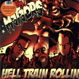 The Meteors-Hell Train Rollin neon orange-LP Vinyl