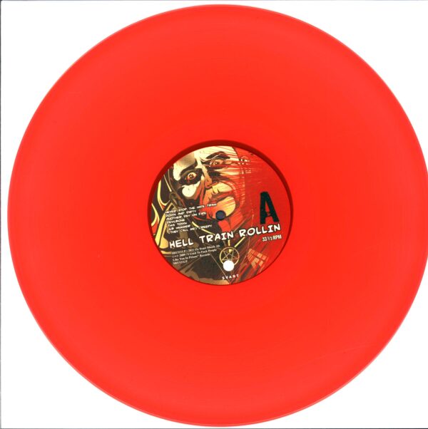 The Meteors-Hell Train Rollin neon orange-LP Vinyl