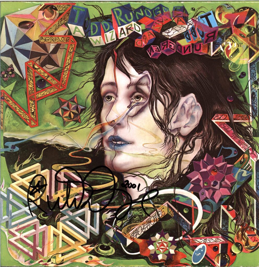 Todd Rundgren-A Wizard A True Star-signed LP Vinyl