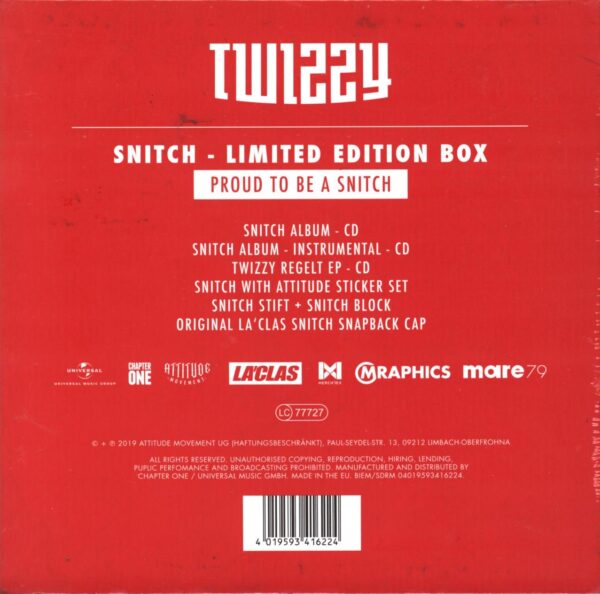 Twizzy-Snitch -Box Set