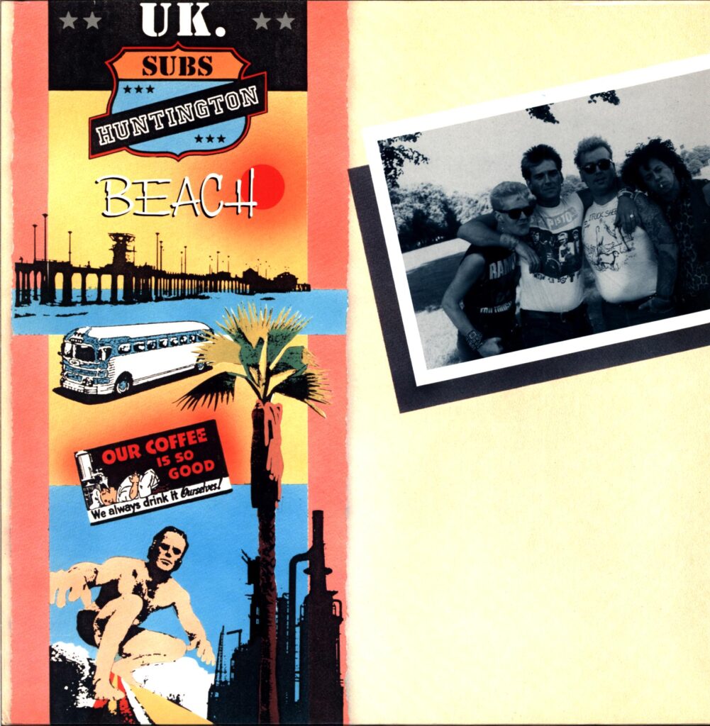 UK Subs-Huntington Beach RE D 1990-LP Vinyl