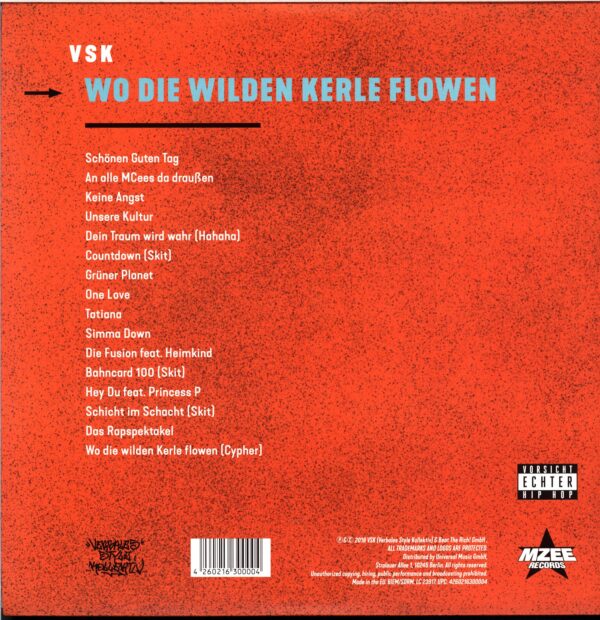 VSK-Wo Die Wilden Kerle Flowen-LP Vinyl