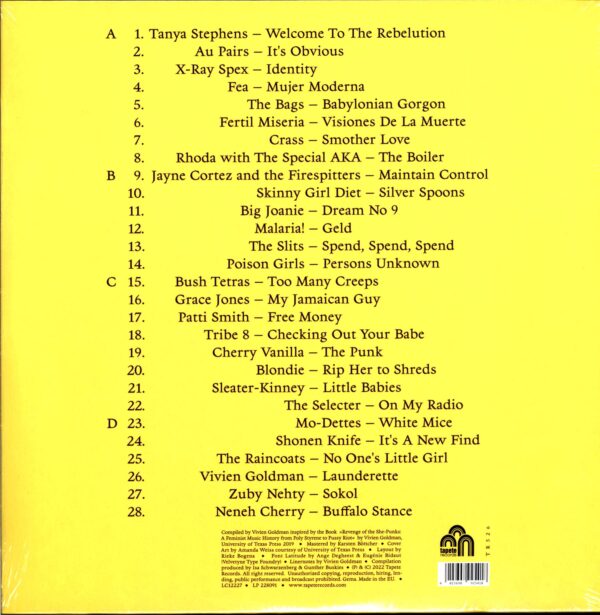 Various-Revenge Of The She-Punks - A Feminist Music History-LP Vinyl