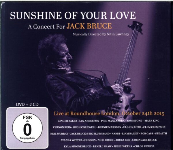Various-Sunshine Of Your Love - A Concert For Jack Bruce-CD
