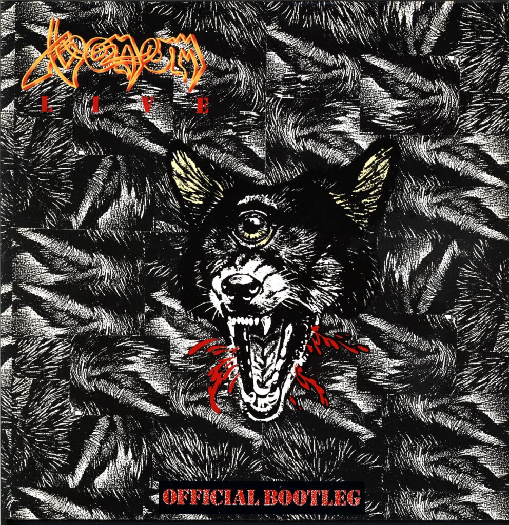 Venom-Live Official Bootleg-LP Vinyl