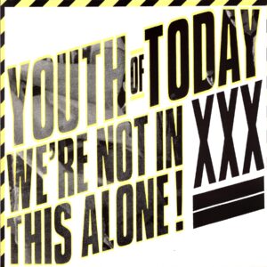 Youth Of Today-We're Not In This Alone-LP Vinyl yellow