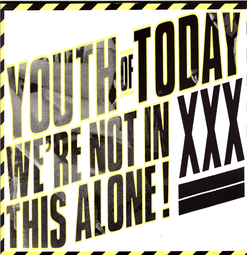 Youth Of Today-We're Not In This Alone-LP Vinyl yellow