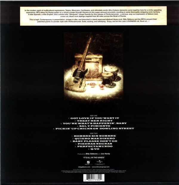 Billy Gibbons and The BFG's-Perfectamundo-LP Vinyl