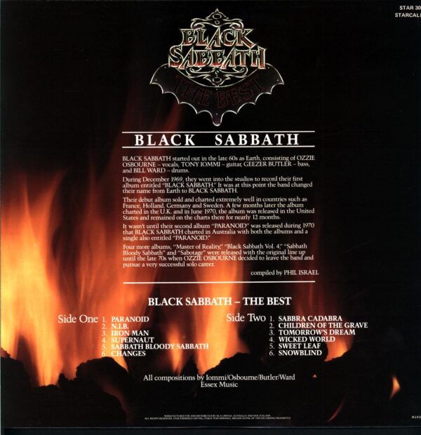 Black Sabbath-The Best - The Ultimate In Heavy Metal-LP Vinyl