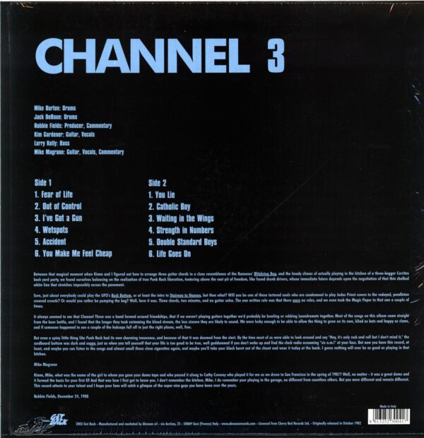Channel 3-I've Got A Gun-LP Vinyl