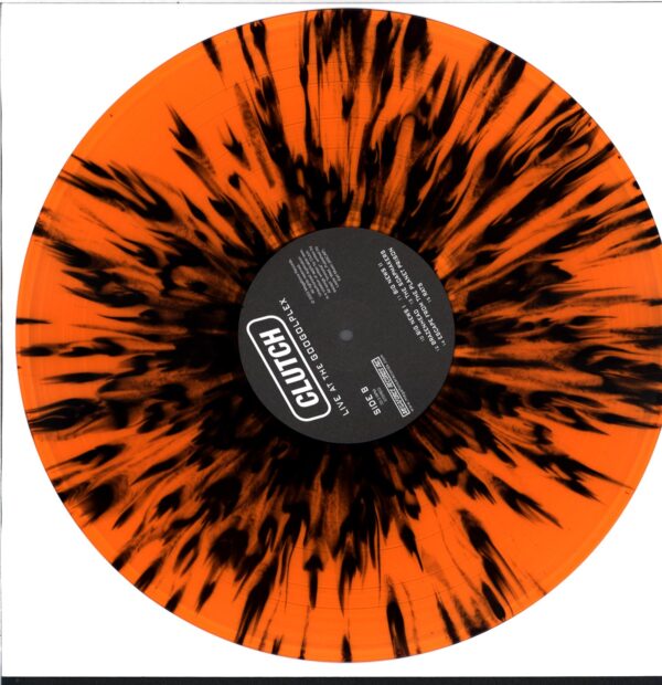Clutch-Live At The Googolplex-orange black splatter LP Vinyl