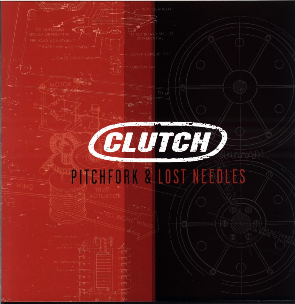 Clutch-Pitchfork and Lost Needles-red black 12 Vinyl
