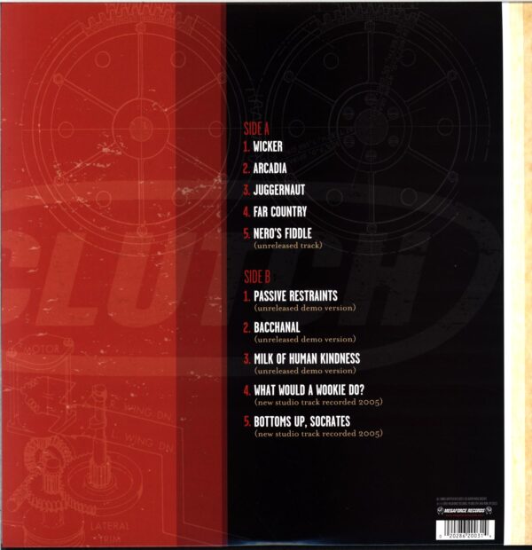 Clutch-Pitchfork and Lost Needles-red black 12 Vinyl