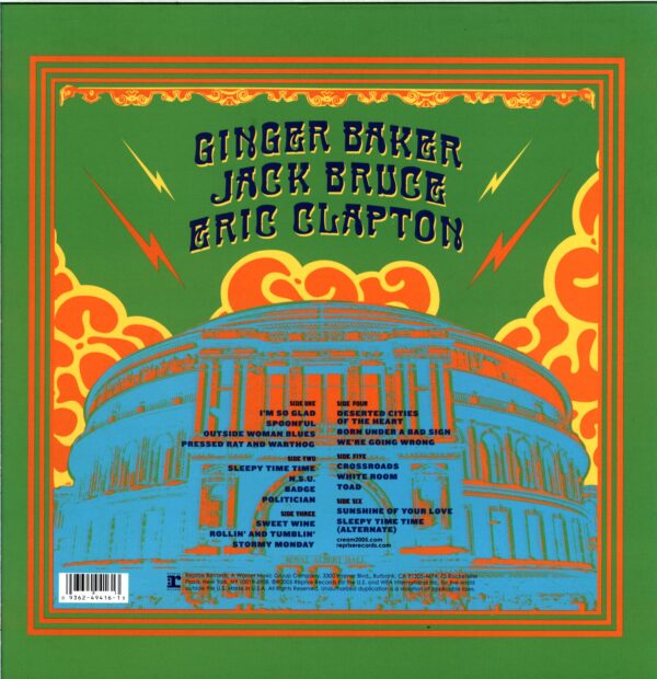 Cream-Royal Albert Hall - London - May 2-3-5-6 05- 3LP Vinyl Box