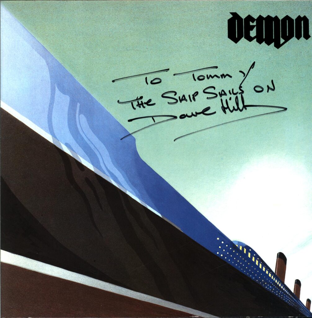 Demon-British Standard Approved signed-LP Vinyl