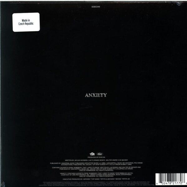 Doechii-Anxiety-gray 7 Vinyl