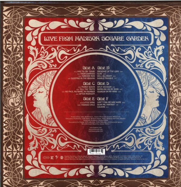 Eric Clapton-Live From Madison Square Garden-LP Vinyl