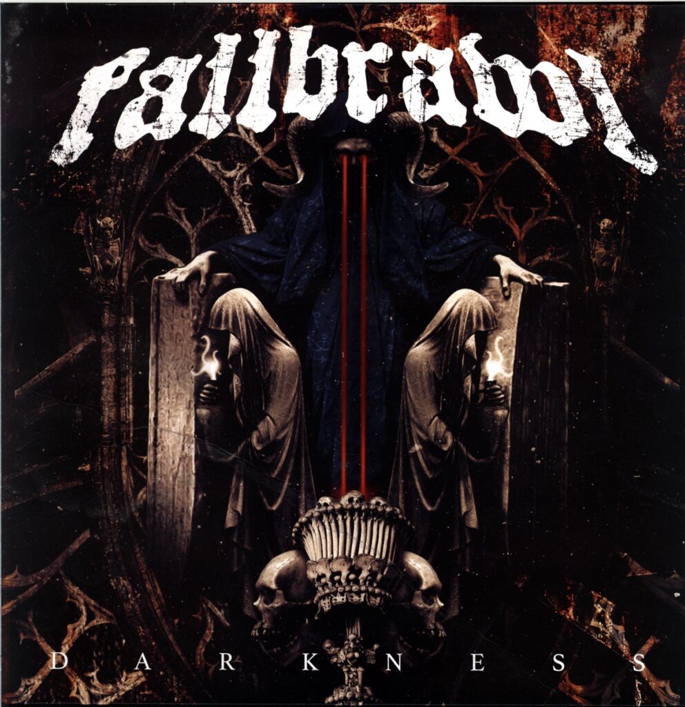 Fallbrawl-Darkness-red black swirl LP Vinyl