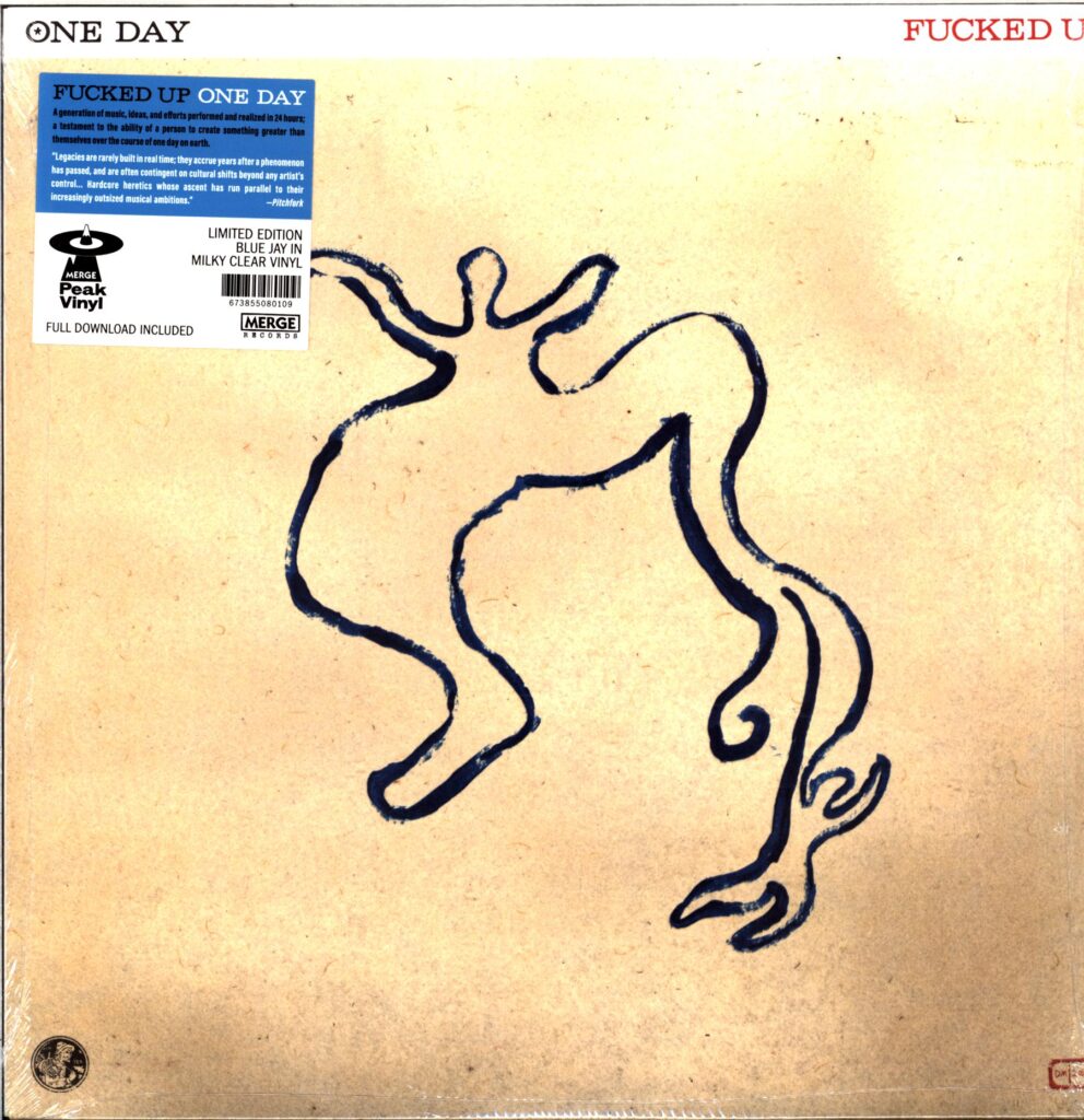 Fucked Up-One Day-clear with blue jay LP Vinyl