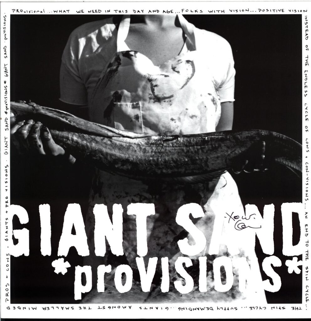 Giant Sand-proVISIONS-signed LP Vinyl