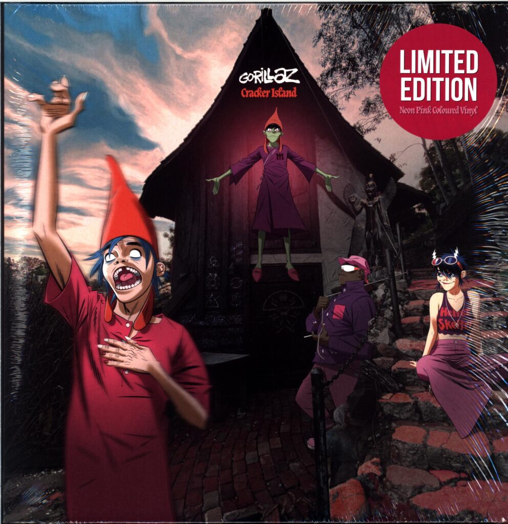 Gorillaz-Cracker Island-pink LP Vinyl