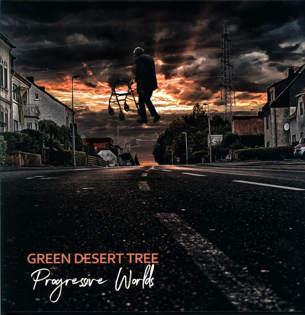 Green Desert Tree-Progressive Worlds grey marbled-LP Vinyl