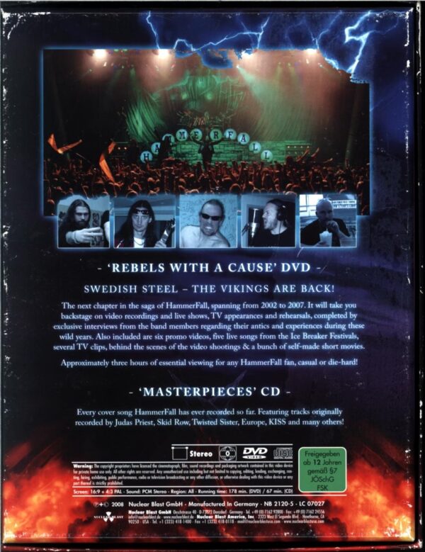 HammerFall-Rebels With A Cause (Unruly Unrestrained Uninhibited)-Box Set
