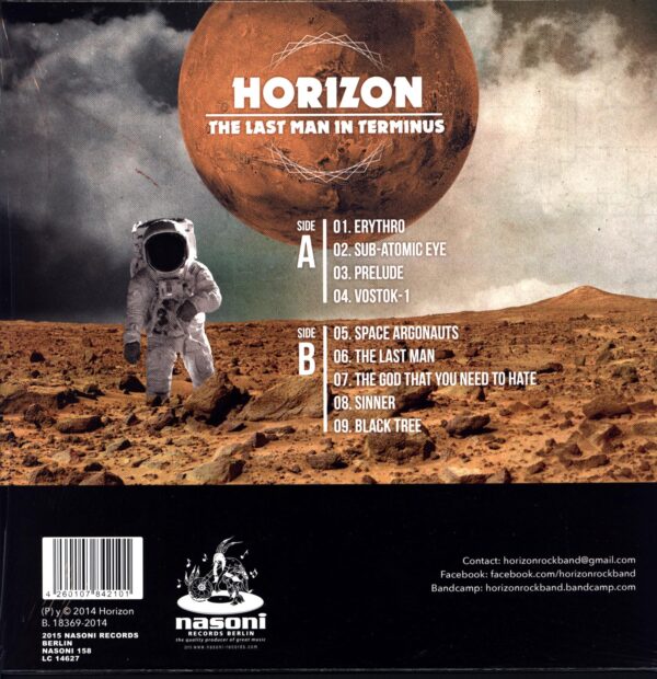 Horizon-The Last Man In Terminus-LP Vinyl yellow
