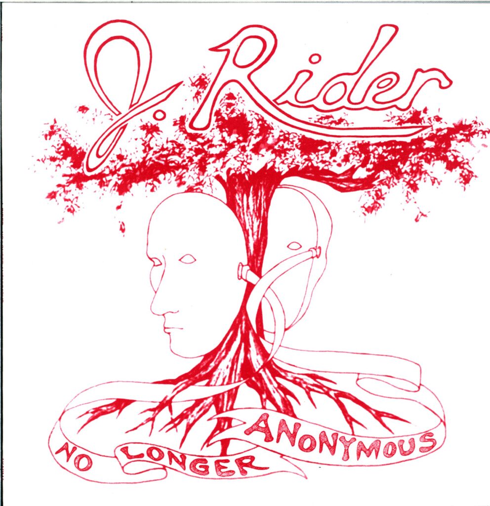 J. Rider-No Longer Anonymous-LP Vinyl