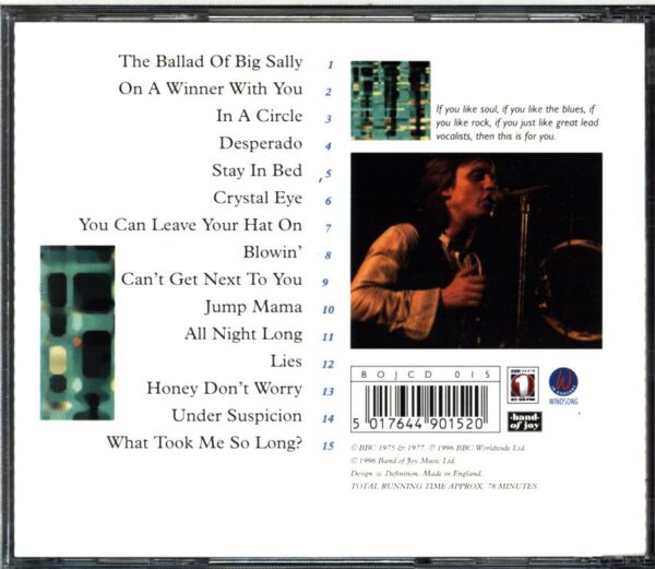 Jess Roden-Live At The BBC-CD