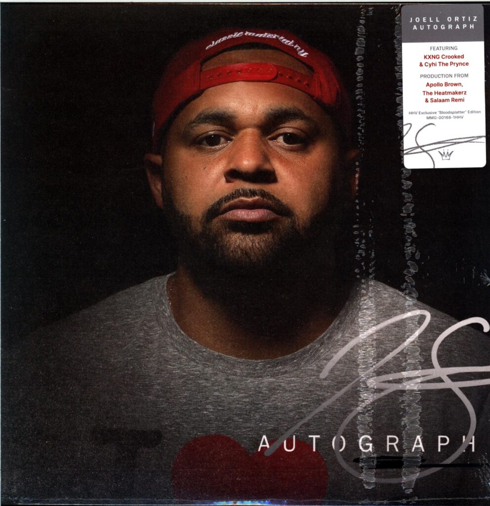 Joell Ortiz-Autograph-blood splatter LP Vinyl