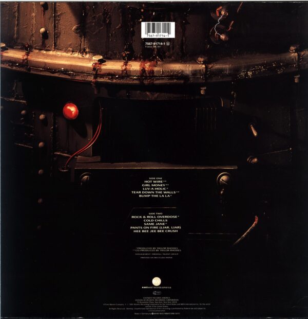 Kix-Hot Wire-LP Vinyl DE1991