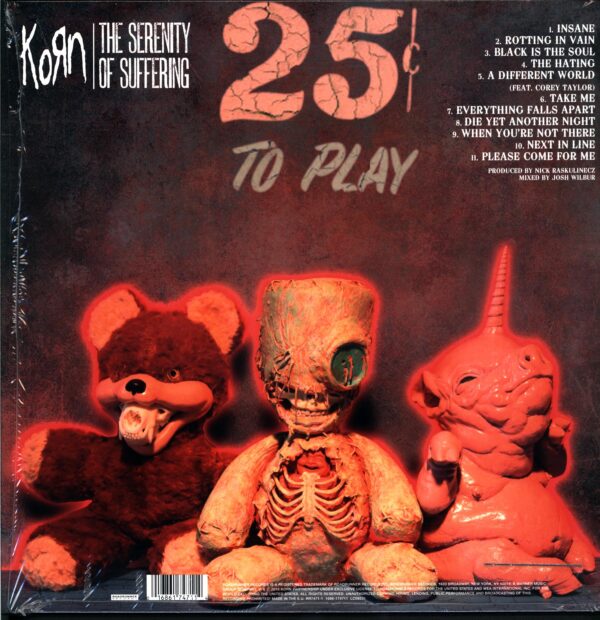 Korn-The Serenity Of Suffering-LP Vinyl